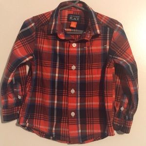 5/$20 Children’s Place Plaid Button Down
